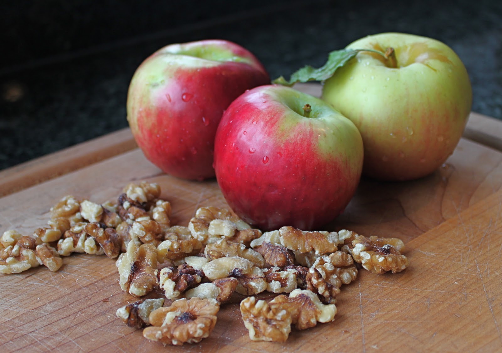 apples and walnuts